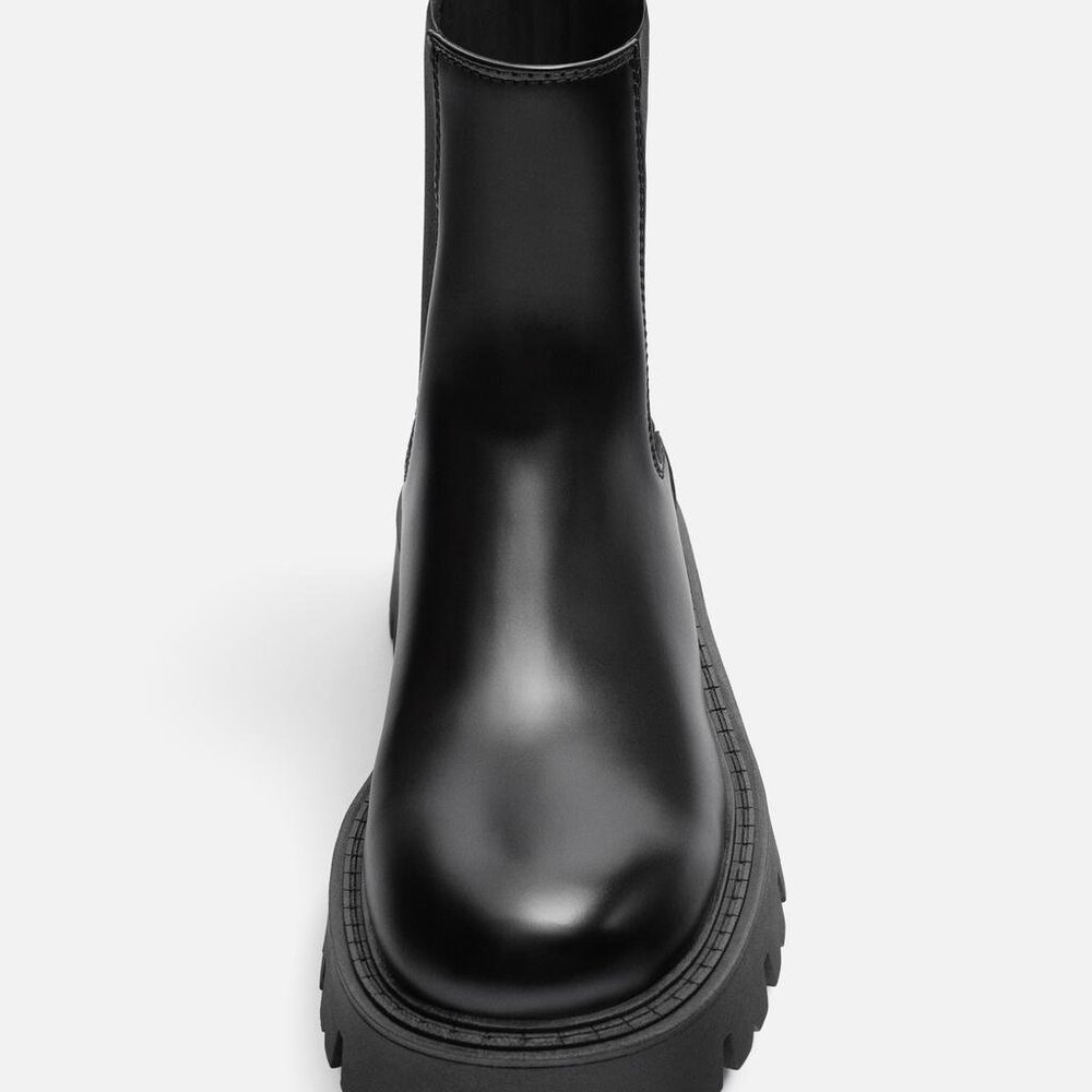 Zara Black Men's Boots - Picture 5 of 7